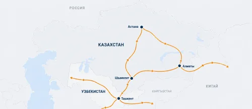 Казахстан и Узбекистан развивают транспортные коридоры