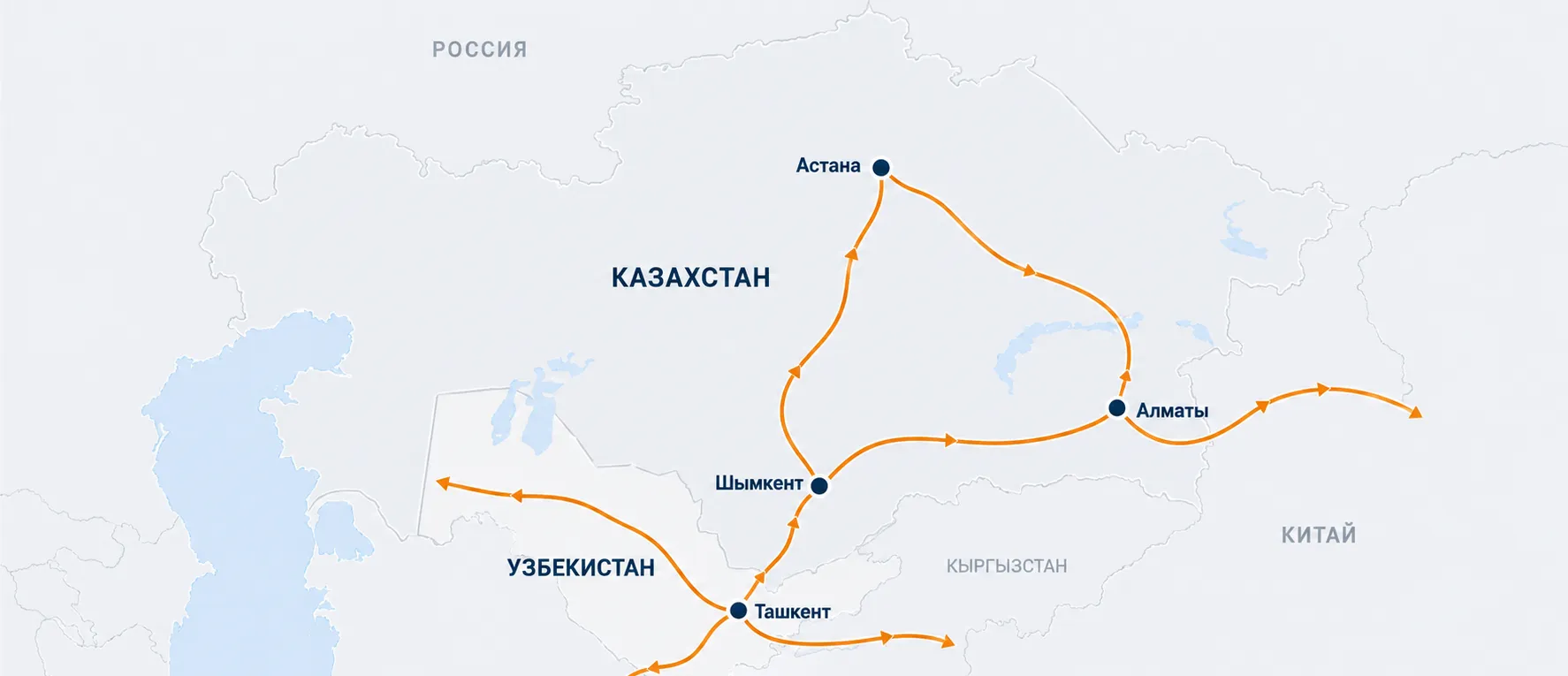 Казахстан и Узбекистан расширяют транспортно-логистическое сотрудничество